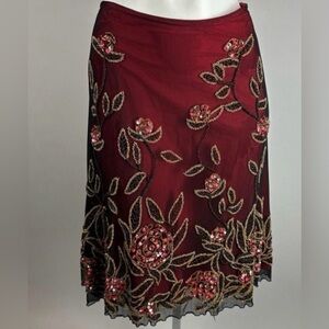 Basil & Maude Beaded Skirt